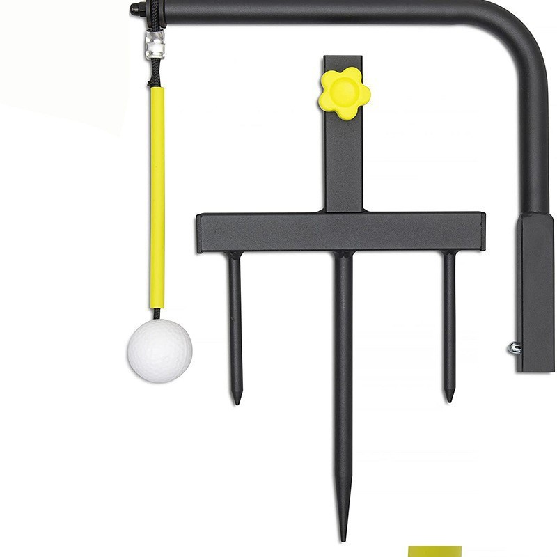 Durable Iron Golf Practice Swing Groover & Hitting Training Aid