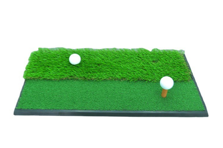 Foldable Dual-Turf Golf Hitting Mat